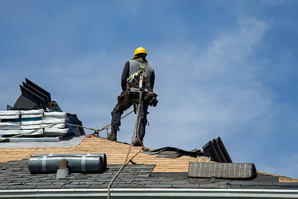 Professional Storm Damage Roof Repair technician working in California, CA